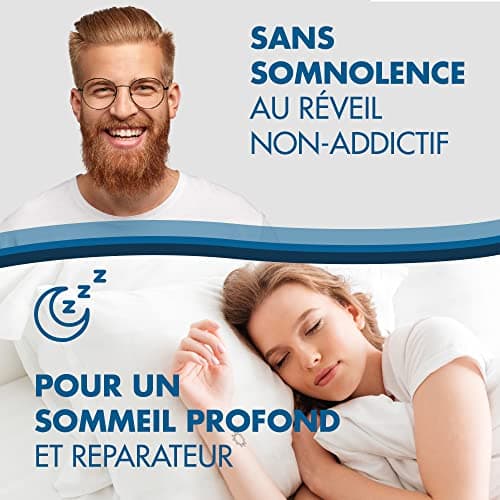 Melatonine 1,9 mg Fort [Facile à Avaler] Mélatonine Hautement Biodisponible pour Sommeil Adulte avec Adénosine Glycine - Cachet pour Dormir - Melatonin 180 Comprimés sans Gluten/Lactose