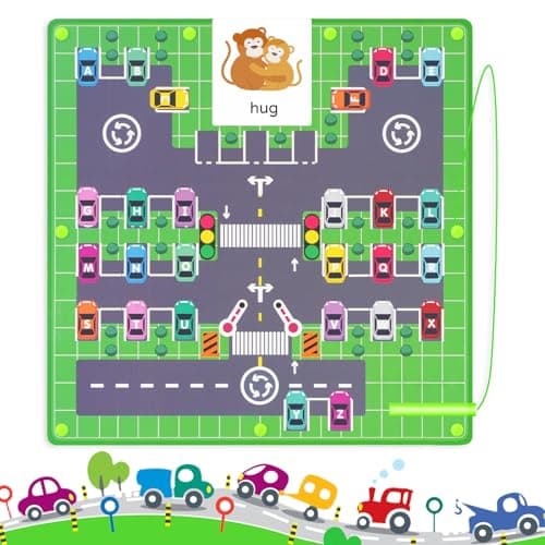 Jeu Labyrinthe Magnetique Enfants Montessori pour Enfants de 3 à 4 Ans, Jouet en Bois, Reconnaître Les Lettres Jeu de Comptage et Tri Cadeau 3 4 5 6 Ans, Cadeau Jeux Enfant 3 Ans Jeu Educatif