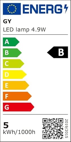 GY Ampoules LED GU10 4.9W Equivalent 80W, 790LM 4000K Blanc Neutre, Angle de Lumière 120°, Ampoule GU10 Led Efficacité Energétique, Non-Dimmable, Lot de 10