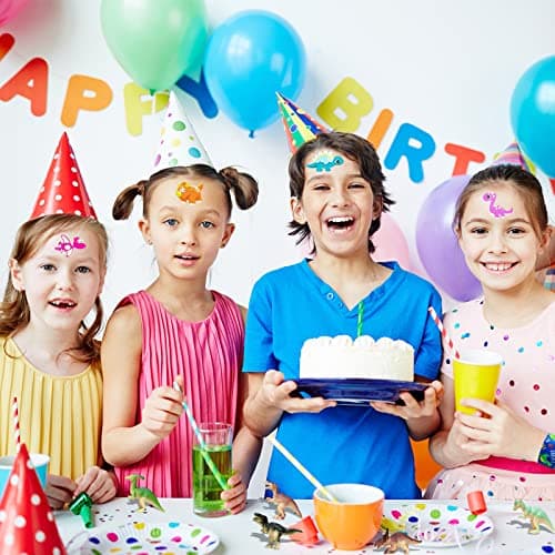 Liangding Dinosaure Party Jouet Anniversaire, 68 Pièces Pinata Dinosaure Cadeau avec Dinosaure Sacs Cadeaux Bracelets à Claquer Porte-clés et Tatouage Dinosaure Autocollants pour Enfants Faveurs Fête