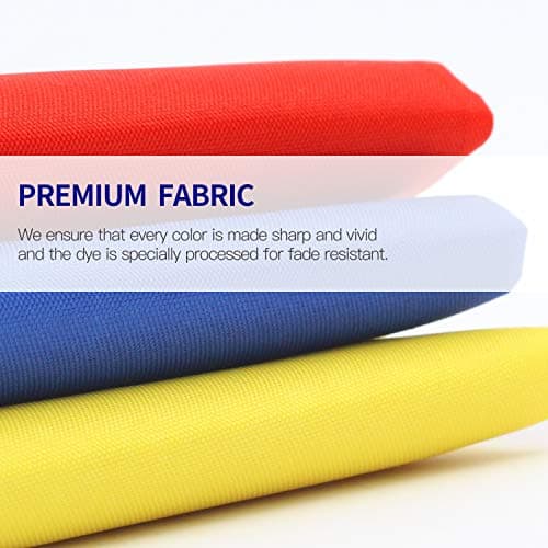 Anley Fly Breeze 3x5Pi Drapeau du Brésil-Couleur Vive Résistant aux UV-Tête en Toile/Double Couture-Drapeau Brésilien Polyester œillet en Laiton 3x5Pi