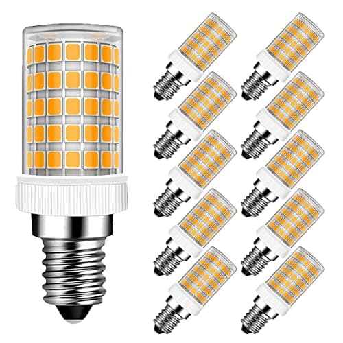 MAYCOLOR Ampoule LED E14 10W Equivalent 80W 800LM, Blanc Chaud 3000K, AC 220-240V, Ampoule E14 10W pour Lustre, Lustre en Cristal, Applique, Non-dimmable, Lot de 10