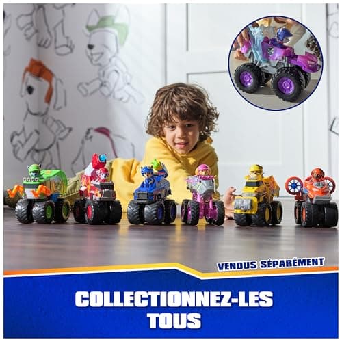 Paw Patrol - Pat Patrouille - Véhicule Figurine Stella Rescue Wheels - Voiture Figurine Pat Patrouille À Collectionner - Avion - Pat Patrouille Jouet - Voiture Enfant - Jouet Enfant 3 Ans et +