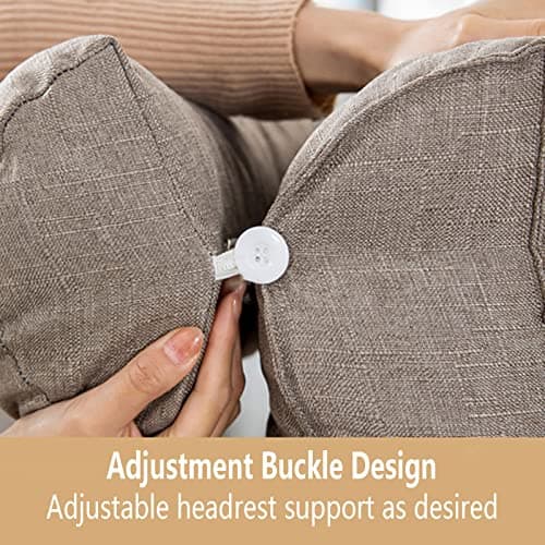 HEATHE Coussin de Lecture Oreiller Confortable Grand Dossier Triangulaire Oreiller Dossier de Lecture de tête de lit pour Lire,se détendre ou Travailler au lit