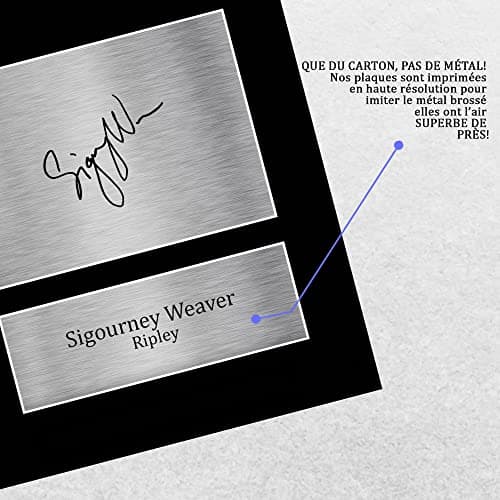 HWC Trading A4 Sigourney Weaver Alien Cadeaux Imprimé Signé Autographe Photo pour les fans de cinéma - A4