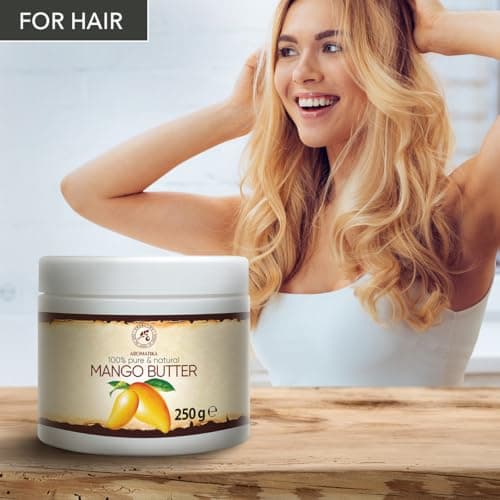 Huile de Mangue 250g - Pur et Naturel - Mangifera Indica - Huiles de Graines de Mangue - Huile pour Corps - Huile pour Cheveux - Peau - Ongles - Lèvres - Soins du Visage