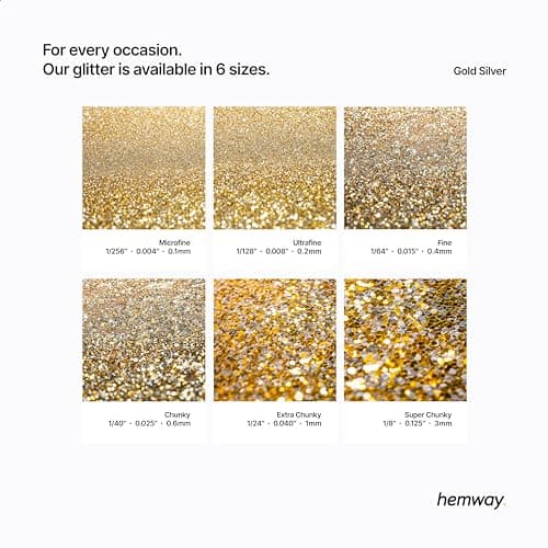 Paillettes pour gobelets en résine dorés et argentés cartes bijoux de Noël bougies microfines cosmétiques pour ongles et visage 130 g/4,6 oz