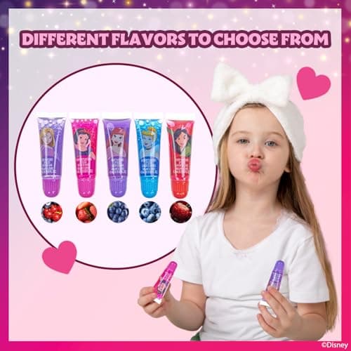 Disney Princess Maquillage pour Enfants | Kit Comprenant Brillant à Lèvres, Vernis à Ongles et Plus Encore | Cadeaux pour Les 3+ par Townley Girl