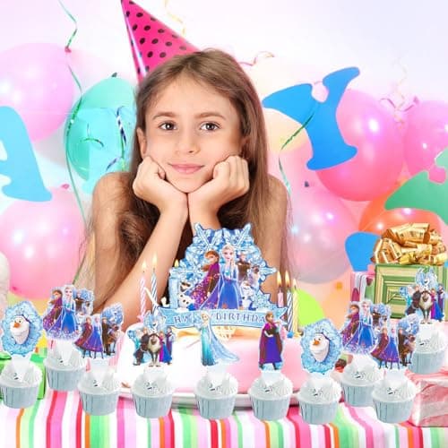 13 PCS Princesse Cake Topper FEIEQILAI-Cartoon Decoration Gateau Anniversaire Décoration de gâteau d'anniversaire Cartoon Anime Cake Topper Fille Décoration Gateau Anniversaire