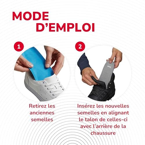 Scholl In-Balance Semelles Orthopédiques Homme & Femme pour soulager les Douleurs aux Genoux & Talons - Stabilité du Pied et Absorption des Chocs grâce à son Talon Renforcé, Taille 40-42