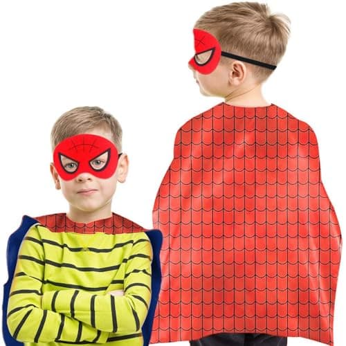 ODIWEN Gant de Lanceur Spiderman,Capes de Super Héros pour Enfants Jouets,Lanceur Gants Spider Gant de Poignet Lanceur de héros Jouets de Poignet Lanceur D'araignée Cosplay en Plastique pour Enfants