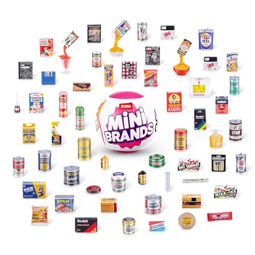 Mini Brands Retro de ZURU, Capsule avec reproductions Miniatures Retro à Collectionner, (1 Capsule)