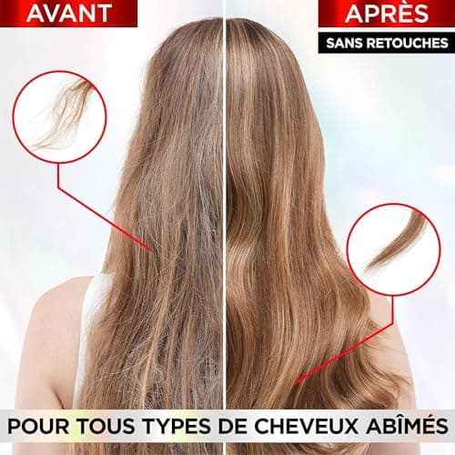 L'Oréal Paris - Routine Capillaire Réparatrice pour Cheveux Abîmés & Sur-Sollicités - Pré-Shampooing + Shampooing + Démêlant - Complexe à l'Acide Citrique - Elseve Pro Bond Repair - 3 Produits