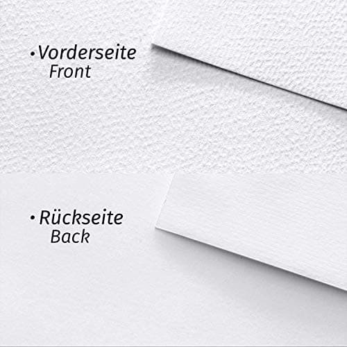 Papier aquarelle A5 300g, blanc, 35 feuilles I Bloc d’aquarelle Din A5 de Tritart