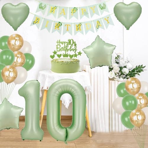 Décoration 16 ans anniversaire fille garçon, Avocat Vert Or Décoration anniversaire 16 fille garçon, Vert Ballon 16 ans anniversaire, 16 ans Vert Décoration fille garçon, Vert ballon 16 ans fille