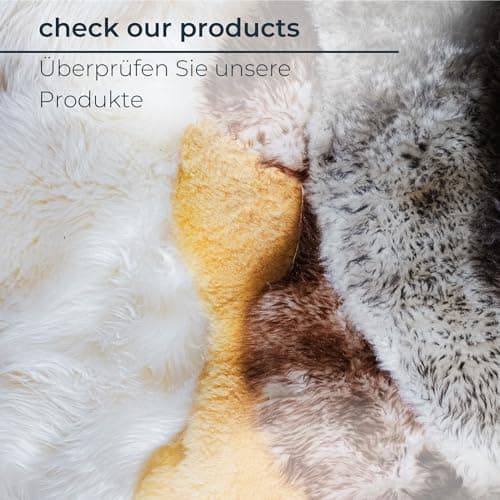 CAWI Peau de mouton médicale pour bébé et adulte - Peau tannée naturelle - Hypoallergénique - Soulage la pression - Isolation thermique - Régulation de l'humidité - Fourrure décorative