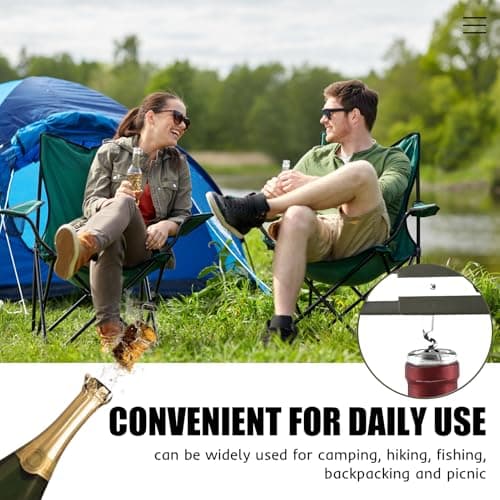 Lotbun Couverts De Camping Pliable,5 En 1 Set De Couverts De Camping,Set De Couverts D'Extérieur Avec Sac De Rangement,Camping Et Pique-Niques De Randonnée