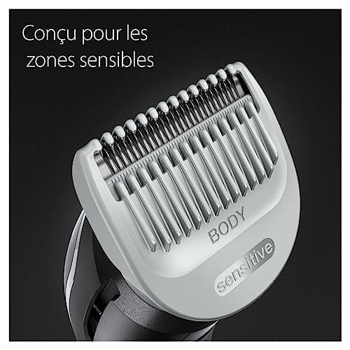 Braun Tondeuse Pour Le Corps Series 5 5370, Tondeuse Pour Le Corps Pour Homme, Pour Un Rasage Doux Du Corps