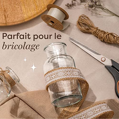 Praknu 12 Petits Vases en Verre 12,5 cm – Soliflore – Vase Décoratif Table