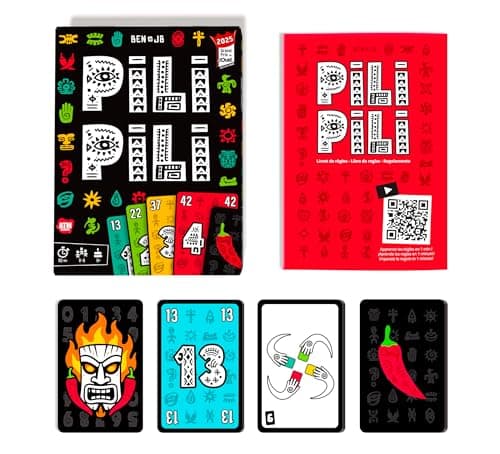 ATM Gaming PILI PILI - Jeu de société - Vainqueur Grand Prix du Jouet 2025 - Jeu de Cartes Tactique et d’Ambiance - 2 à 8 Joueurs - 20 Min - Idée Cadeau Original