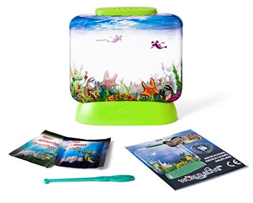 Aqua Dragons Sea Friends Colour Adventure,Jouet éducatif STEM, Aquarium Set, Grow Easy Pet for Kids,Comprend un réservoir, de nourriture, des œufs, une cuillère pour nourrir l'animal,Couleur surprise