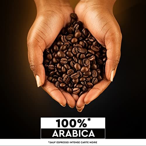 CARTE NOIRE - Espresso Intense - 96 Capsules de Café Compatibles avec Machines Nescafé Dolce Gusto - Notes Aromatiques de Noisette et Cacao - Pour un Espresso Intense - 6 Paquets de 16 Capsules
