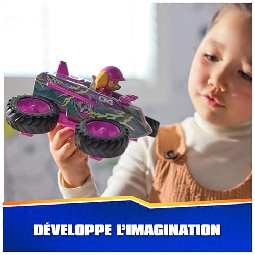 Paw Patrol - Pat Patrouille - Véhicule Figurine Stella Rescue Wheels - Voiture Figurine Pat Patrouille À Collectionner - Avion - Pat Patrouille Jouet - Voiture Enfant - Jouet Enfant 3 Ans et +