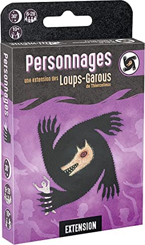 Loups-Garous de Thiercelieux - Extension : Personnages - 16 Nouveaux Personnages - Jeu de Société de Bluff - Jeu de Rôle pour Enfants dès 10 ans - 8 à 18 Joueurs - en Français - 30 Min