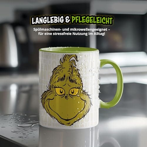 mug - Merry Grinchmas -inner green: ceramic, 320ml