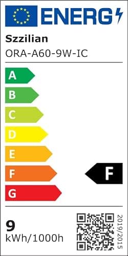 Szzilian Lot de 6 Ampoules LED E27 A60 Equivalent à incandescence 60W, Culot Edison à vis, 6000K Blanc Froid, 820 Lm, 220-240V, Non-Dimmable