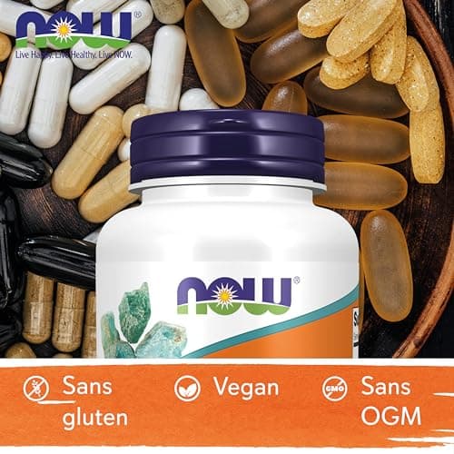 Now Foods, GTF Chromium (Chrome) 200mcg, 250 Comprimés végétaliens, Testé en Laboratoire, Sans Soja, Sans Gluten, Végétarien, Sans OGM