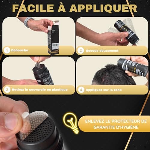 Poudre Densifiante Cheveux Salvathor Duran 2x25g (50g Total) - Poudre Cheveux - Fibre Capillaire 50 g - Poudre Densifiante pour Cheveux- Poudre Anti Calvitie