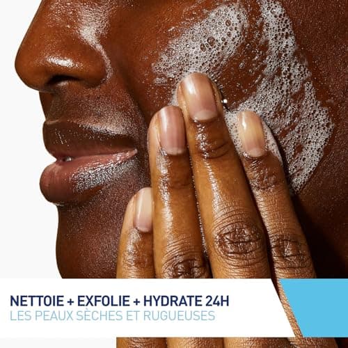 CeraVe - SA Gel Nettoyant Anti-Rugosités - Nettoie la Peau, Elimine les Rugosités - Acide Salicylique + Acide Hyaluronique + 3 Céramides Essentiels - Peau Sèche, Rugueuse, Squameuse - 564 ml