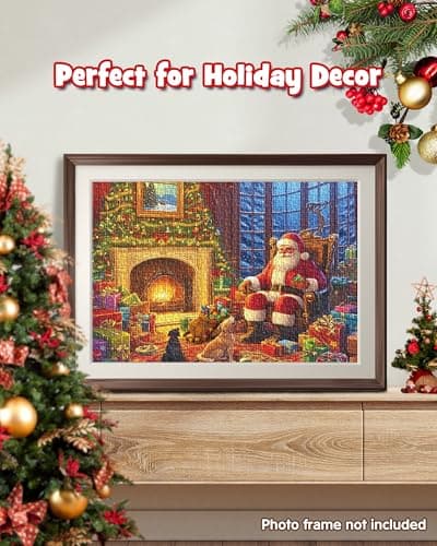 D-FantiX Calendrier de l'Avent Puzzles de Noël, 24 jours de compte à rebours pour enfants, garçons, filles, adolescents, 1008 pièces pour adultes, Cadeaux de Noël Puzzle Décoration de la maison