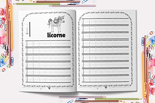 Cahier d'Ecriture des Lettres: Apprenez à votre enfant l’écriture des lettres de l’alphabet, tout en s’amusant ! Cahier d'exercice des minuscules et majuscules. Convient à partir de 4 ans.