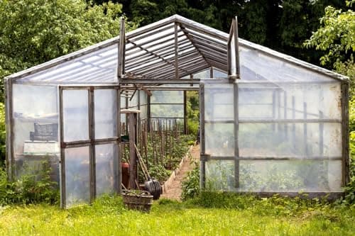 MAILEKT Bache pour Serre,Bache Plastique Transparente, Bache Serre Tunnel 3m x 3m, Film Polyéthylène de Extra-épais Clair Jardin Grandir Couverture De Polytunnel pour Légumes und Tomate