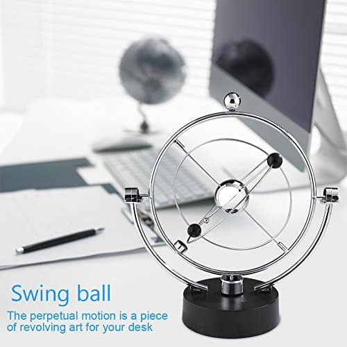 Mouvement Perpétuel, Balancier De Newton, Boules de Newton en Fer hypnotisé Pendule Newton Pendule De Newton Perpetuel pour Bureau de Table d'étude Bureau pour Ornement à la Maison