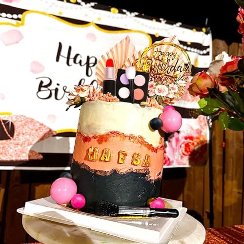Roaring Good Time décorations pour gâteaux de maquillage décoration gâteau maquillage de fille topper gateau maquillage deco gateau anniversaire maquillage décor de gâteau d'anniversaire spa