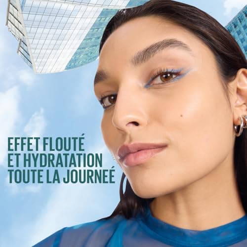 MAYBELLINE NEW YORK - Poreless Jelly - Base De Teint Floutante - Floute & Hydrate Pendant 24H* - Texture Gel Ultra-Fraîche - 2 % De Niacinamide - Technologie Water Jelly - Sans Effet Gras - 30 ml
