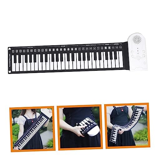 TOPPERFUN Mini-clavier Piano Numérique Pliable Piano Enroulable Électronique Pliant Clavier De Piano Pliant De Musique Piano Portatif Clavier De Piano Pliable Claviers Composant Élèctronique