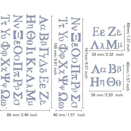 NBEADS Pochoir en Métal de L'Alphabet, 10.1x17.7 cm Pochoirs de Lettres Antiques Réutilisables Pochoirs en Acier Inoxydable Pochoirs Loisirs Creatifs pour Scrapbooking Décoration Murale