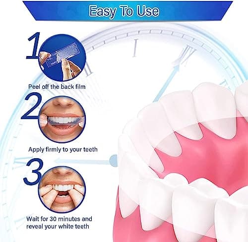 Blanchiment Dentaire, 28 Bande Blanchiment Dentaire 14 Ensembles Blanchisseur de Dents pour le Blanchiment des Dents Kit de Blanchiment des Dents-Blanchiment Dentaire Blanchiment Des Dents