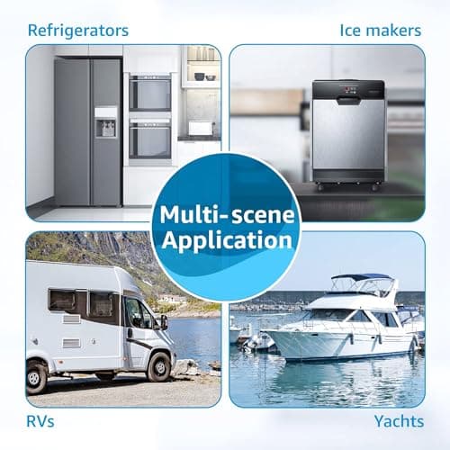AQUACREST Filtre Frigo Remplacement pour Filtre Frigo Samsung® DA29-10105J HAFEX/EXP, DA2010CB DA99-02131B, LG® 5231JA2010B (2)