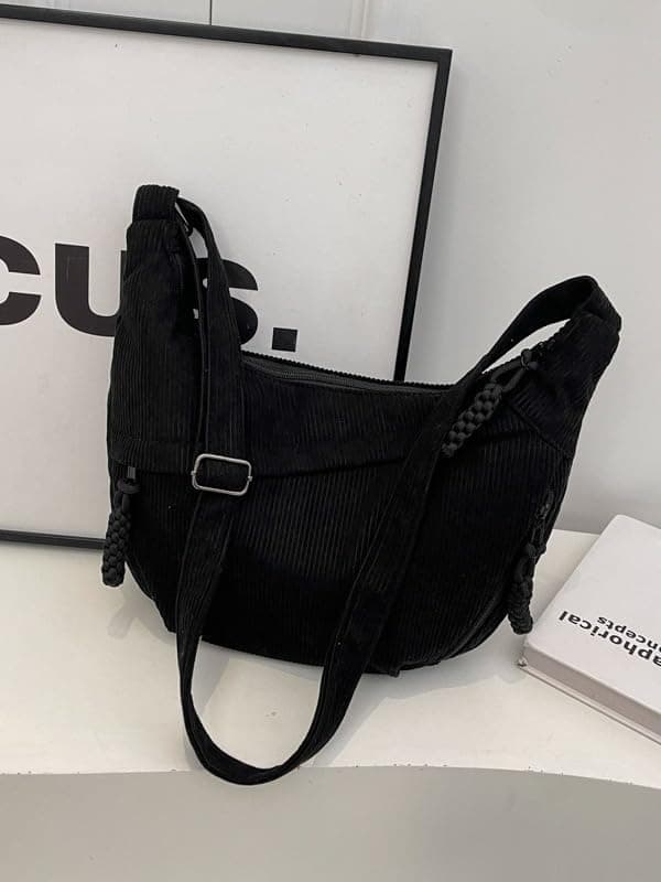 Aucuu Sac à Bandoulière, Grand Sac à Bandoulière, Sacs à Main avec Pendentif Nuage, Sacs Hobo Large Lanière avec Sangle Ajustable pour Femme