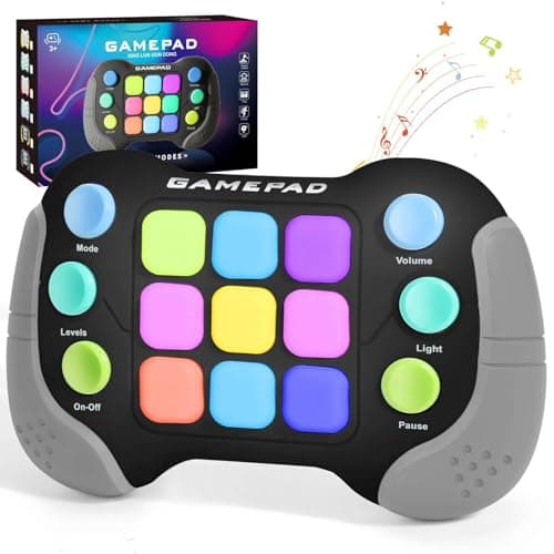 YouJabz Fidget Toys pour Adultes , Amélioré Pop Game Jeu électronique Anxiety Toy Jouet Autisme pour Enfants, Mini Console de Jeu Portable pour Les déplacements Pop Lumineux Enfant, Cadeaux de Noël