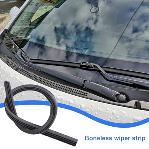 CPJJ 4 pièces caoutchouc essuie glace, 800 mm essuie glace voiture, pièces automobiles pour balais d'essuie-glace universels