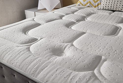 SIMPUR Relax | Matelas Epaisseur 30 cm Royal Top Visco-Graphene | 140x190 cm | Haut Niveau de conductivite Thermique | Reducteur electricite Statique | Perfect Soutien Haute Resilience