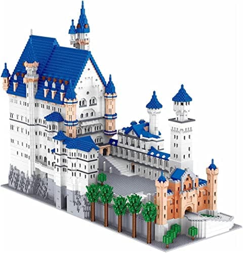Kit de construction de château d'architecture technique Neuschwanstein 11810 - Kit de construction - Jouet éducatif pour enfants et adultes - Compatible avec la grande marque Technic
