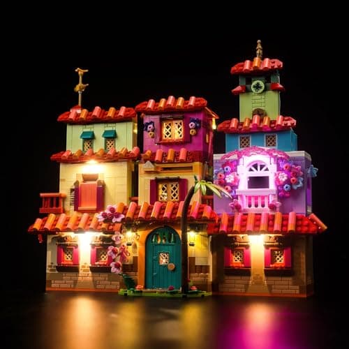 Kit d'Éclairage LED pour Disney Encanto La Maison Magique des Madrigals (Pas de Lego), Éclairage Décoratif pour The Magical Madrigal House - Jouet Créatif, Version Standard