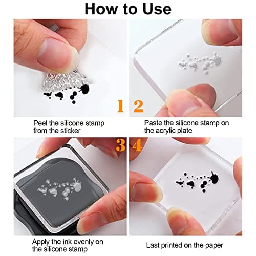 GLOBLELAND Vintage Plant Calendar Clear Stamps pour DIY Scrapbooking Retro Plant Schedule Silicone Clear Stamp Seals For Cards Making Photo Album Journal Home Decoration